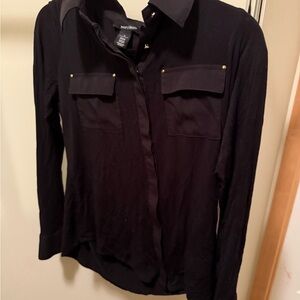 Black Button-Up Shirt